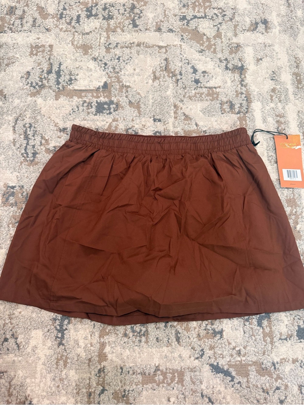 Girlfriend collective brown skort